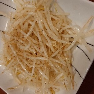 電子レンジもやし(^^)withたっぷり白ゴマ♪